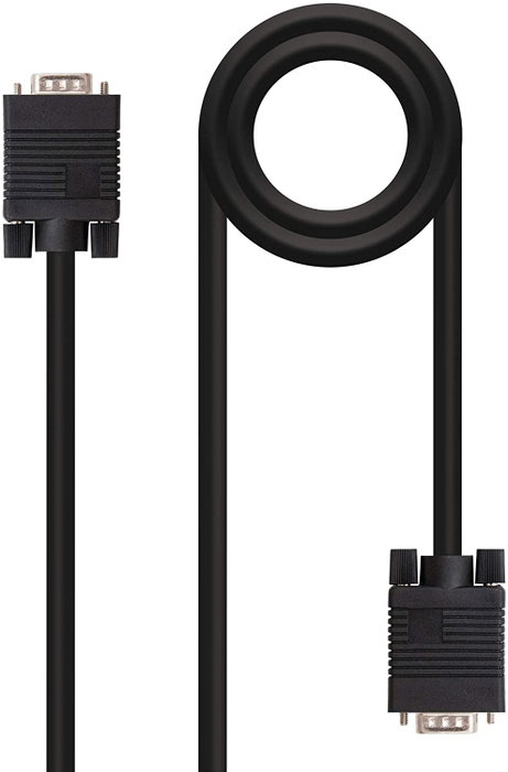 Nanocable Cable VGA HDB15 Macho a Macho de 3 m, Negro